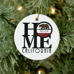 ZUHAUSE Felton California Keramik Ornament