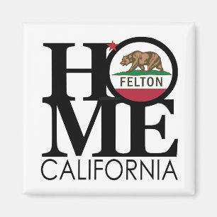 ZUHAUSE Felton California Magnet