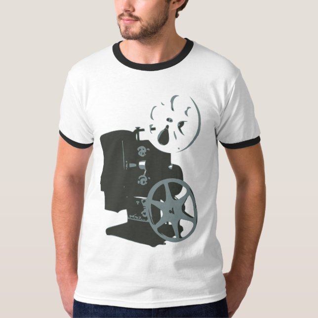 ZUHAUSE-FILM-Projektor T-Shirt (Vorderseite)