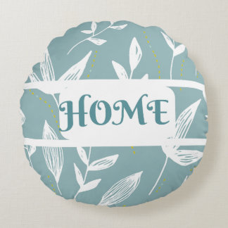 ZUHAUSE Floral Rundes Kissen