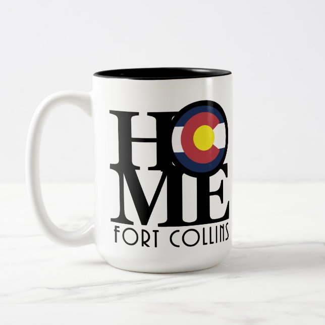 ZUHAUSE Fort Collins 15oz Zweifarbige Tasse (Links)