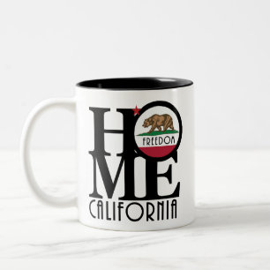ZUHAUSE Freedom California 11oz Zweifarbige Tasse