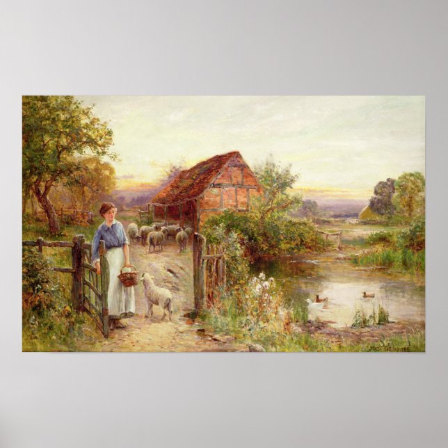 Zuhause für das Schaf Poster (Vorne)