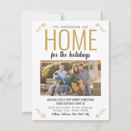 Zuhause für das Weihnachtsfest im Weihnachtsalter Ankündigung