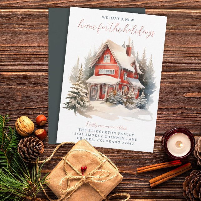 Zuhause für die Feiertage-Ankündigung Einladung (Von Creator hochgeladen)