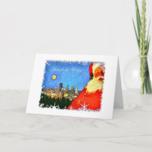 "Zuhause für die Feiertage in Pittsburgh" Karte