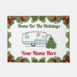 Zuhause für die Urlaubstürme Fußmatte