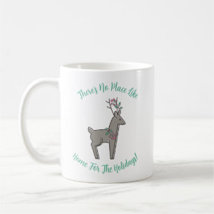 Zuhause für die Weihnachtsfeier der Weihnachtsfeie Kaffeetasse