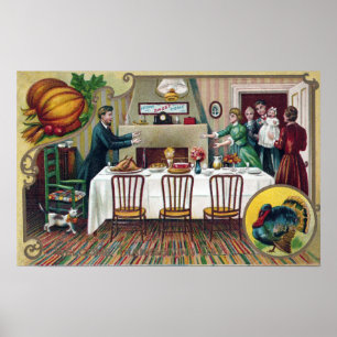 Zuhause für Erntedank Poster