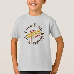 Zuhause-für immer Adoptions-Shirt für Jungen T-Shirt