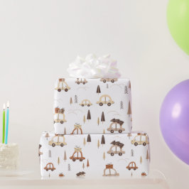 Zuhause für Weihnachten Geschenkpapier