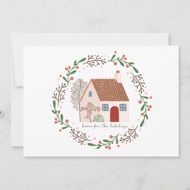 Zuhause für Weihnachten in Feiertagen (Vorderseite)