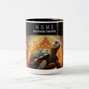 Zuhause Galapagos Tortoise Zweifarbige Tasse