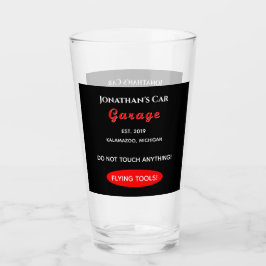 Zuhause Garage Car Mechanische Glasscheibe Bier Tr Glas