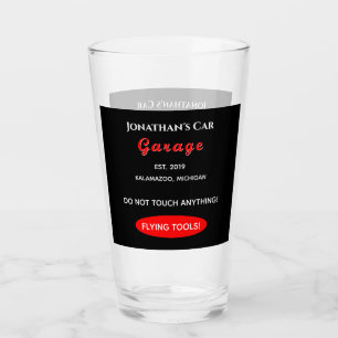 Zuhause Garage Car Mechanische Glasscheibe Bier Tr Glas