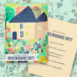 Zuhause Garden New Garden Niedliches Party Einladung