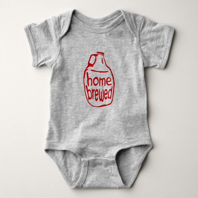 Zuhause gebrautes Onsie Baby Strampler (Vorderseite)