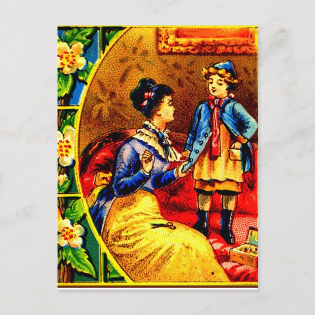 Zuhause gemacht Outfit! Postkarte (Vorderseite)