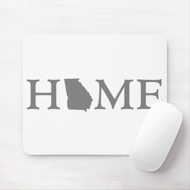 Zuhause Georgia Shaped Letter Georgian Peach Mousepad (Mit Mouse)