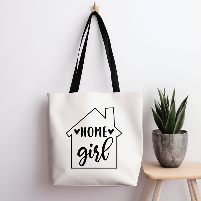 Zuhause Girl Real Anwesen Tote Bag (Von Creator hochgeladen)