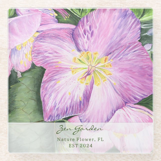 Zuhause Glasuntersetzer (Vorderseite)