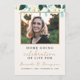 Zuhause Going Celebration of Life Funeral Service Programm