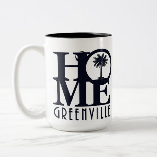 ZUHAUSE Greenville Sc 15oz Zweifarbige Tasse