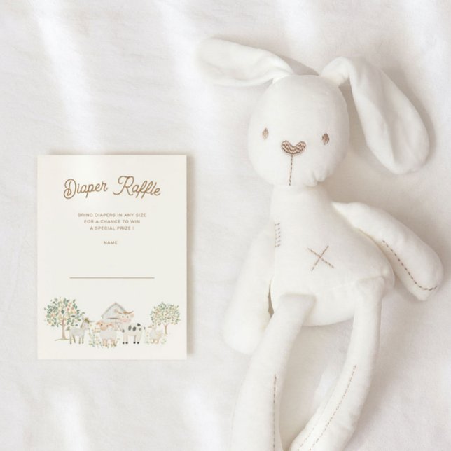 Zuhause Groß Süsse Windelwischer-Raffelkarte Einladung (Von Creator hochgeladen)