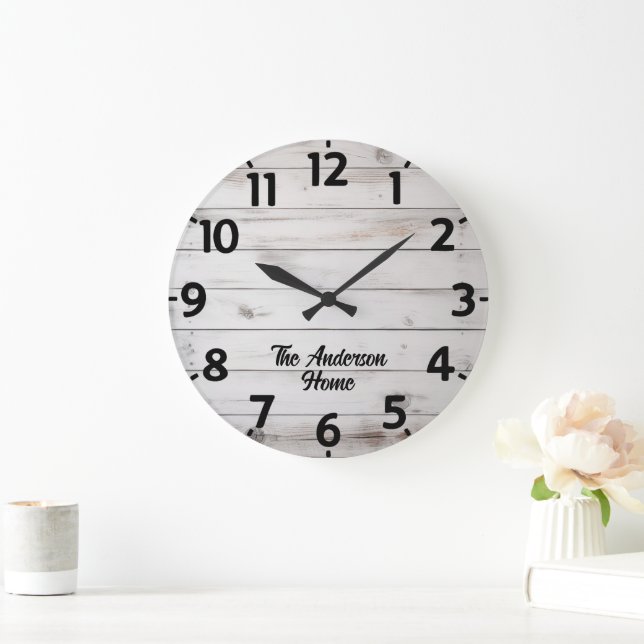 Zuhause Große Wanduhr (Zuhause)