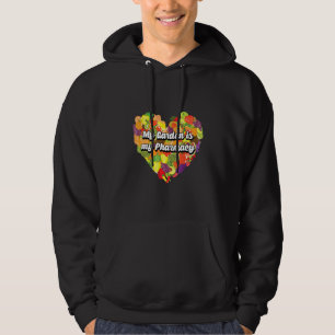 Zuhause Grown Bio Food Design für Gärtner vor Ort Hoodie