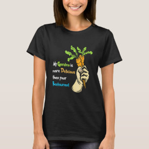 Zuhause Grown Bio Food for Gardeners Local Farmin T-Shirt