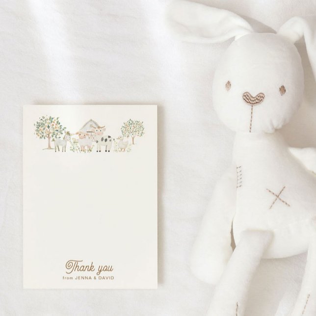 Zuhause Grown Süsse Kinderdusche Danke Karte (Von Creator hochgeladen)