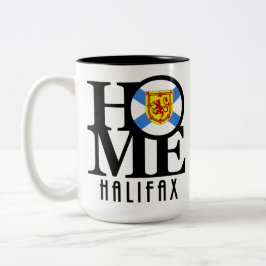 ZUHAUSE Halifax Nova Scotia 15oz Zweifarbige Tasse