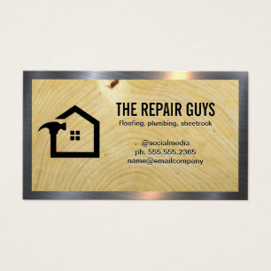 Zuhause-Hammer-Logo   Holzkörner   Metall