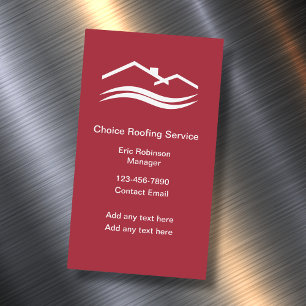 Zuhause Handyman Construction Magnetic Business Ca Magnetische Visitenkarte