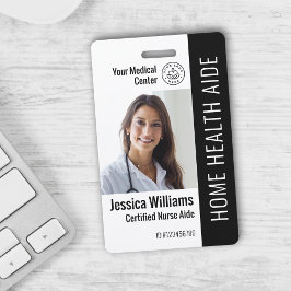 Zuhause Health Aide Certified Nurse Aide Foto ID Ausweis