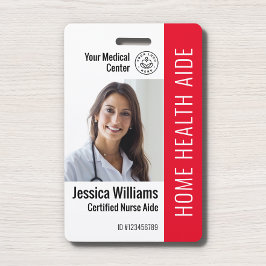 Zuhause Health Aide Certified Nurse Aide Foto ID Ausweis
