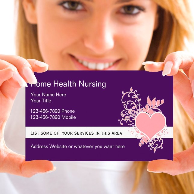 Zuhause Health Business Cards Visitenkarte (Von Creator hochgeladen)