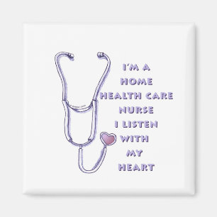 Zuhause Health Care Nurse Heart Magnet
