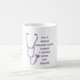 Zuhause Health Care Nurse Heart Tasse