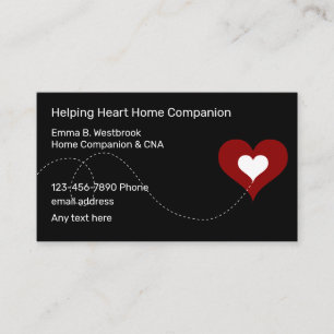 Zuhause Health Companion Business Cards Visitenkarte