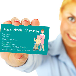 Zuhause Health Nurity Business Cards Visitenkarte