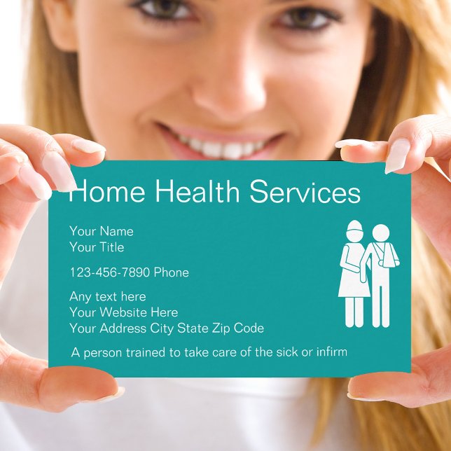 Zuhause Health Nurity Business Cards Visitenkarte (Von Creator hochgeladen)