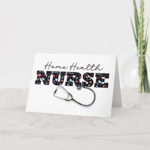 Zuhause Health NURSE Aufwertung am Krankentag Karte
