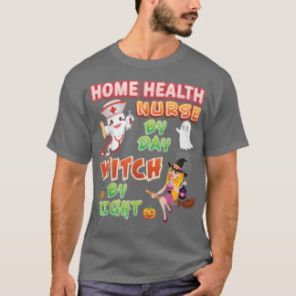 Zuhause Health Nurse By Day Hexennacht Crew Hallow T-Shirt