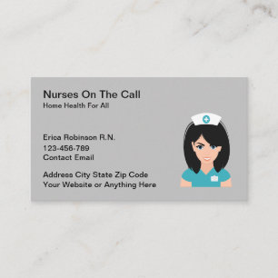 Zuhause Health Visiting Nurses Business Cards Visitenkarte