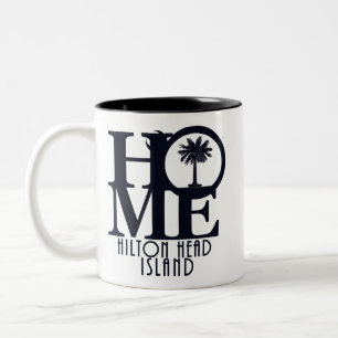 ZUHAUSE Hilton Head Island 11oz Zwei-Tonen-Kaffee- Zweifarbige Tasse