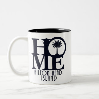 ZUHAUSE Hilton Head Island 11oz Zwei-Tonen-Kaffee- Zweifarbige Tasse