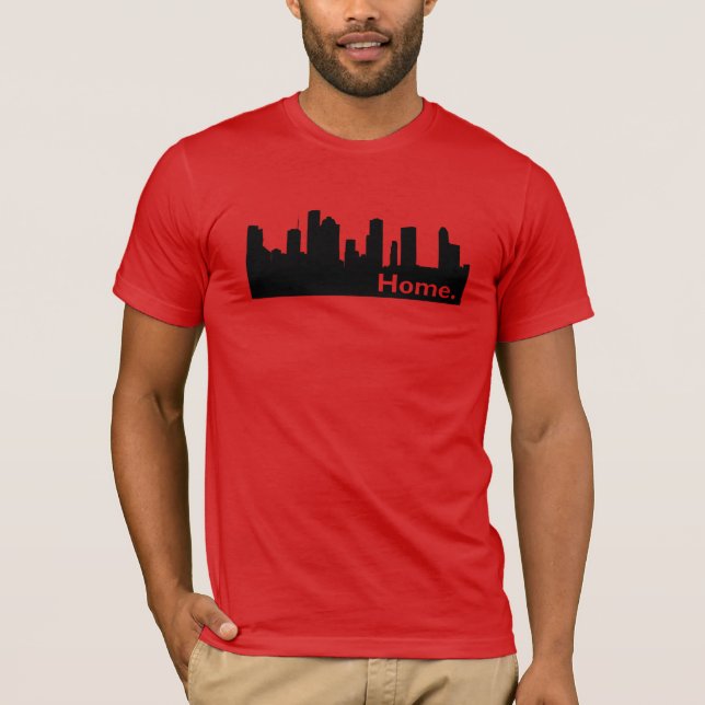 Zuhause - HoustonSkyline T-Shirt (Vorderseite)