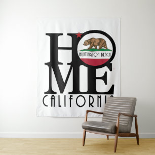 ZUHAUSE Huntington Beach California Wandteppich